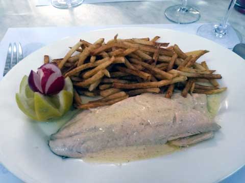 Filet d'omble chevalier au citron vert