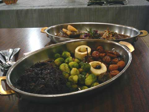 Trio de gibier en médaillons : Chevreuil, lièvre et cerf