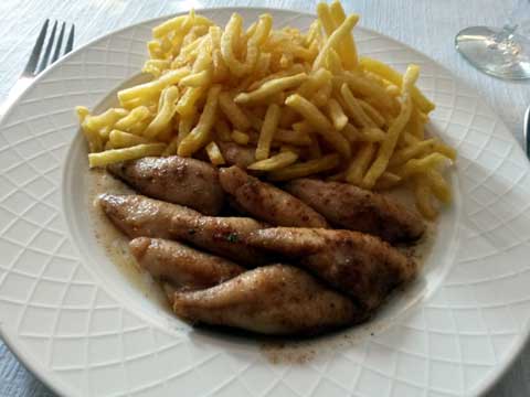 Filets de perche meunière