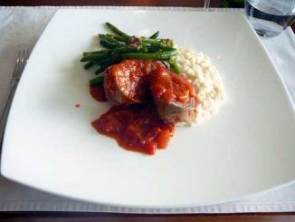 Paupiettes méditerranéennes, risotto, légumes