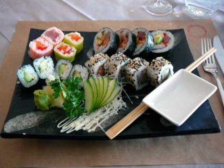 Restaurant Fukuoka Morges : assortiment de makis