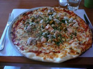 Pizza aux fruits de mer