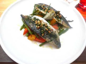 Filets de maquereaux provençale, légumes printaniers