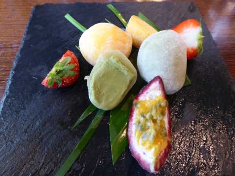 Mochis matcha et mangue