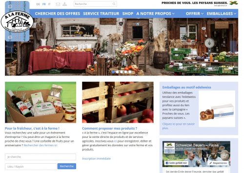 Marchés à la ferme en Suisse