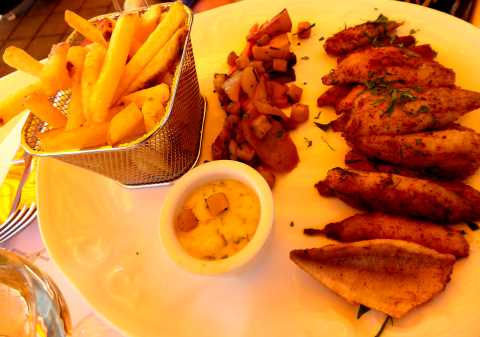 Filets de perche meunière