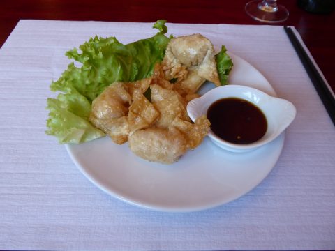 Wonton de crevettes