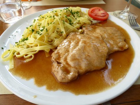 Escalope de porc au Marsala