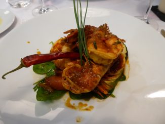 Gamberoni piquants à la poêle