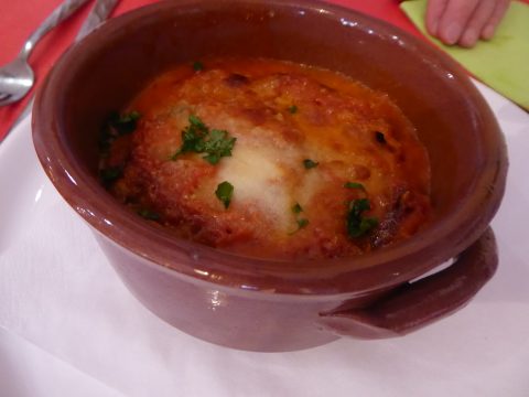 Restaurant Casa Nostra, Martigny Parmigiana d'aubergines