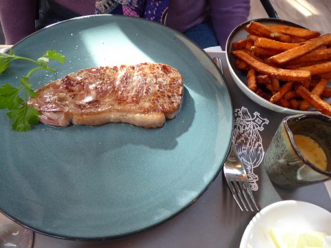 Entrecôte de boeuf Prime’s, frites de patates douces