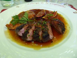 Magret de canard aux figues