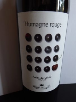 Humagne Rouge 2012, Maison Gilliard