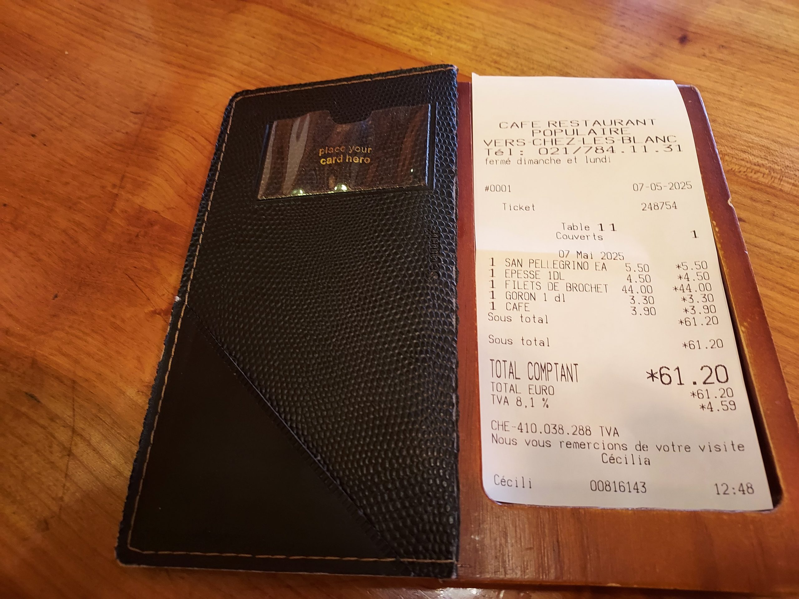 Restaurant Populaire, Vers-Chez-Les-Blancs / Lausanne 