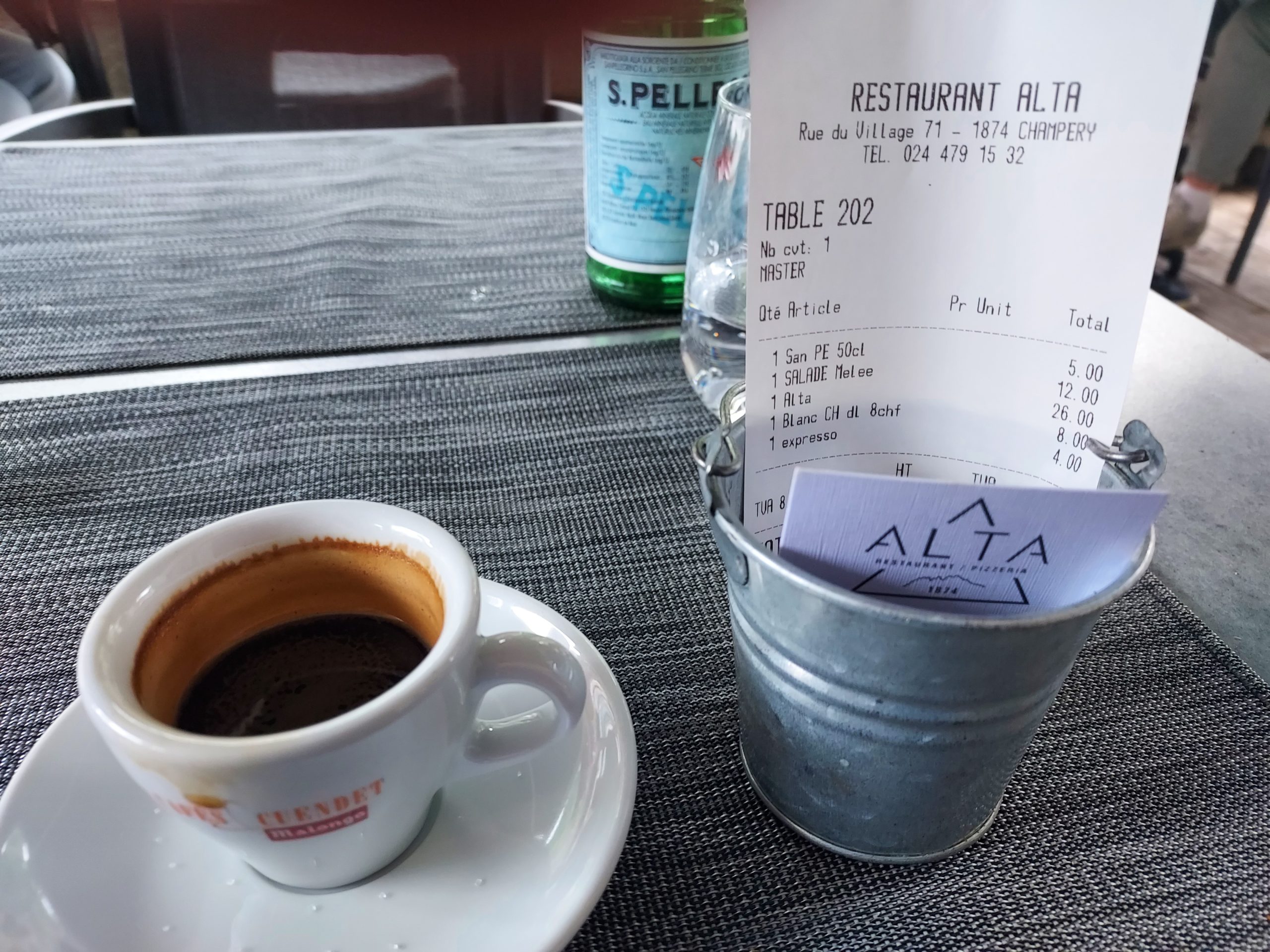 Restaurant ALTA, Champéry