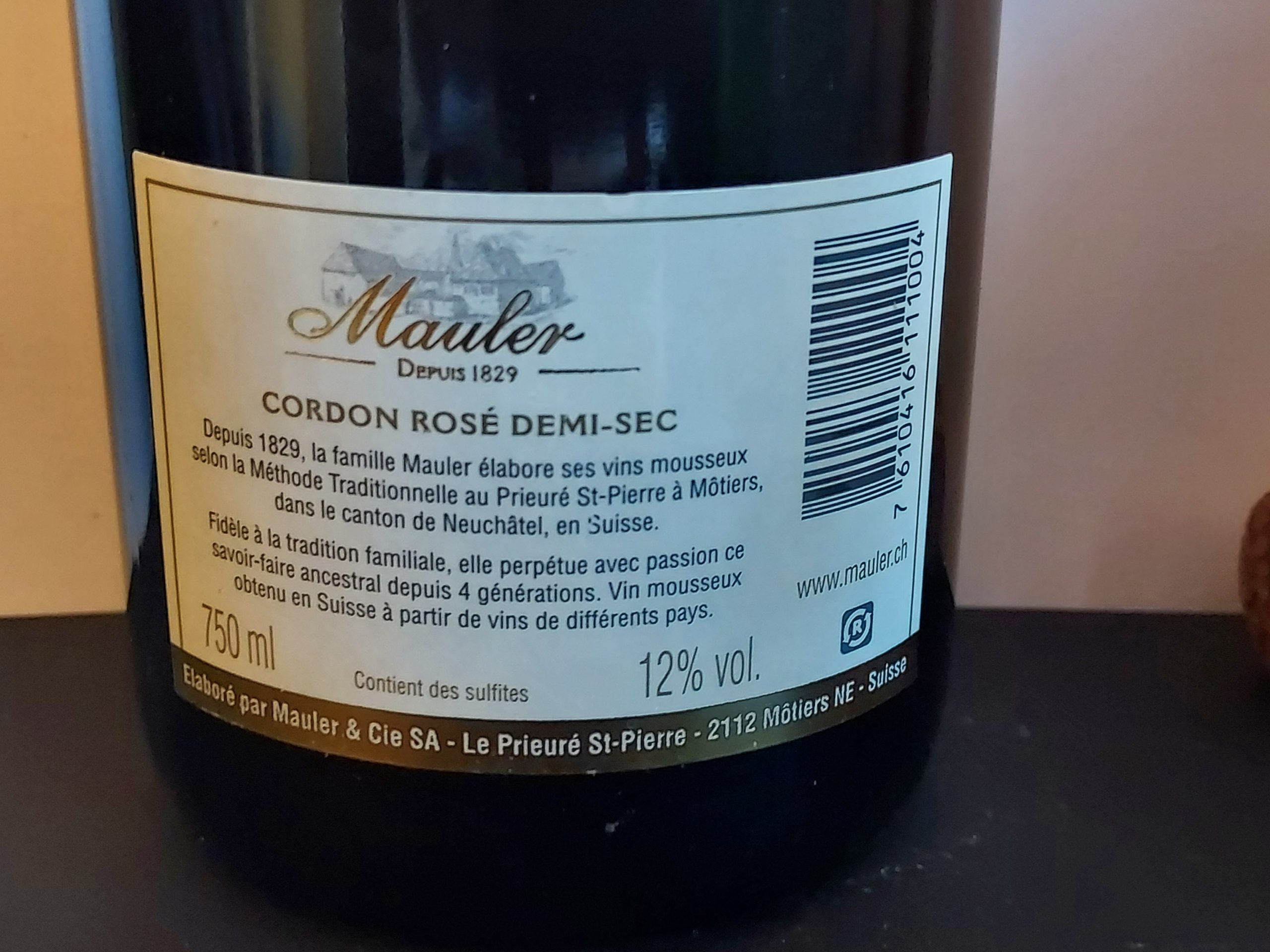 Mauler Cordon Rosé Demi-Sec