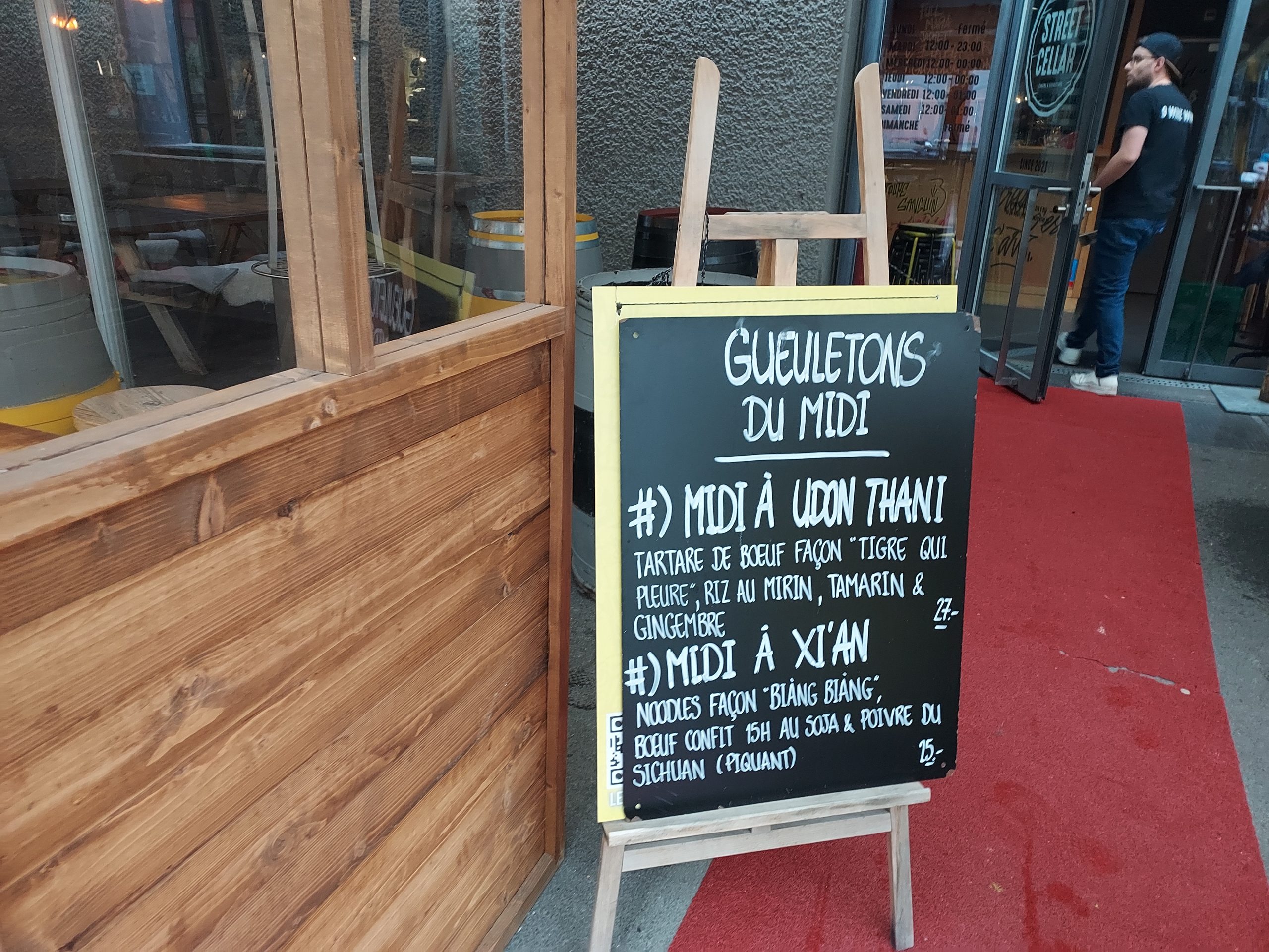 Restaurant Street Cellar, Lausanne