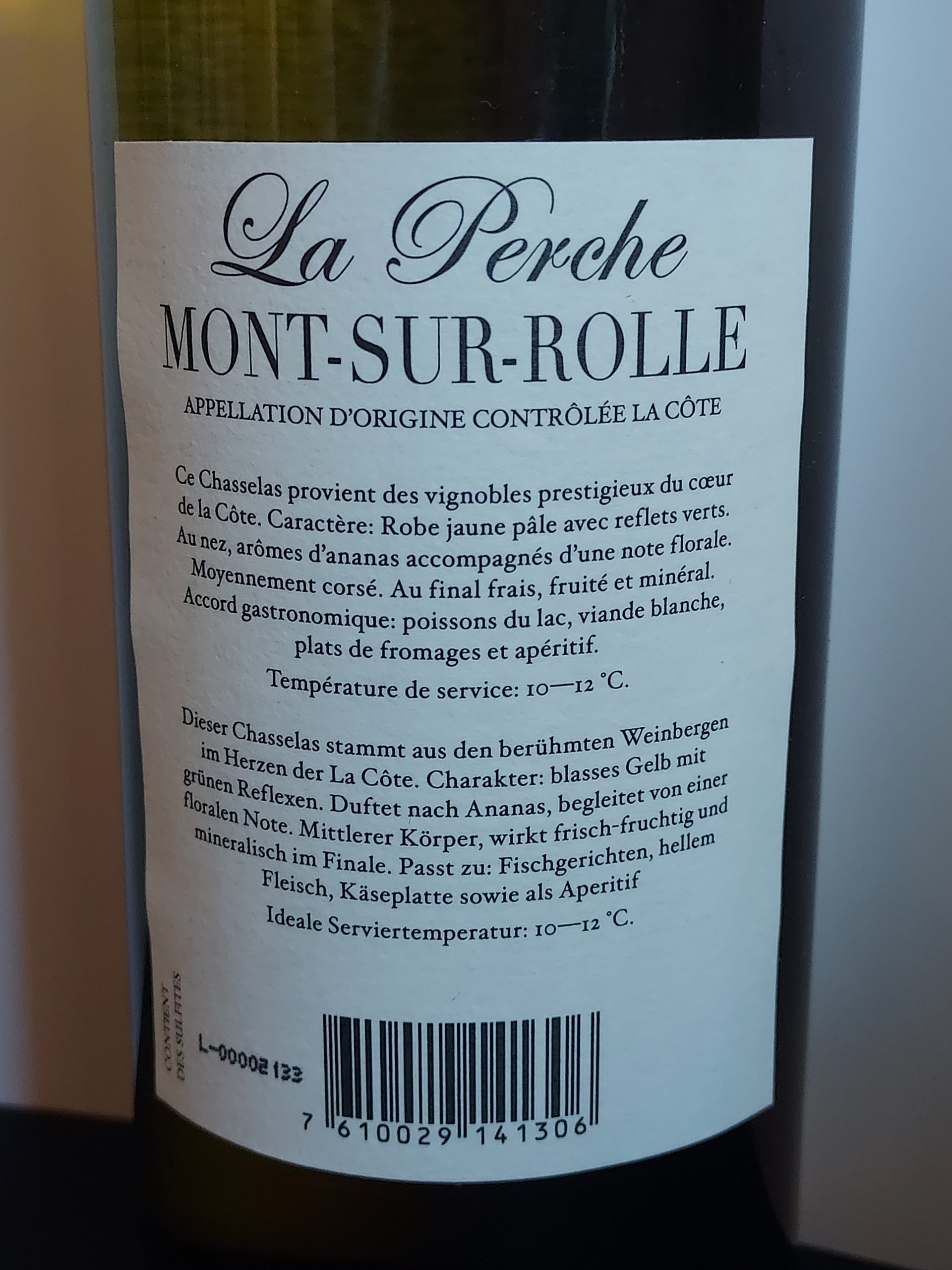 Mont-sur-Rolle La Perche, Cave de la Côte